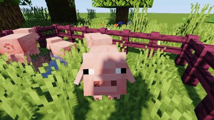 Pink Sheep In Minecraft Spawn