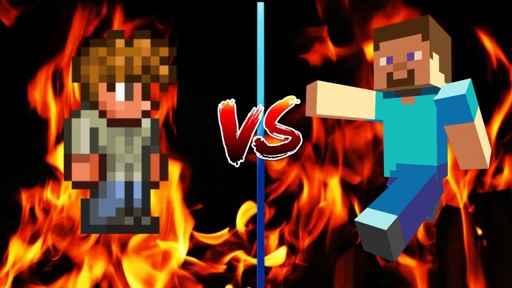 Steve From Minecraft Vs Terraria Player Ultimate Showdown